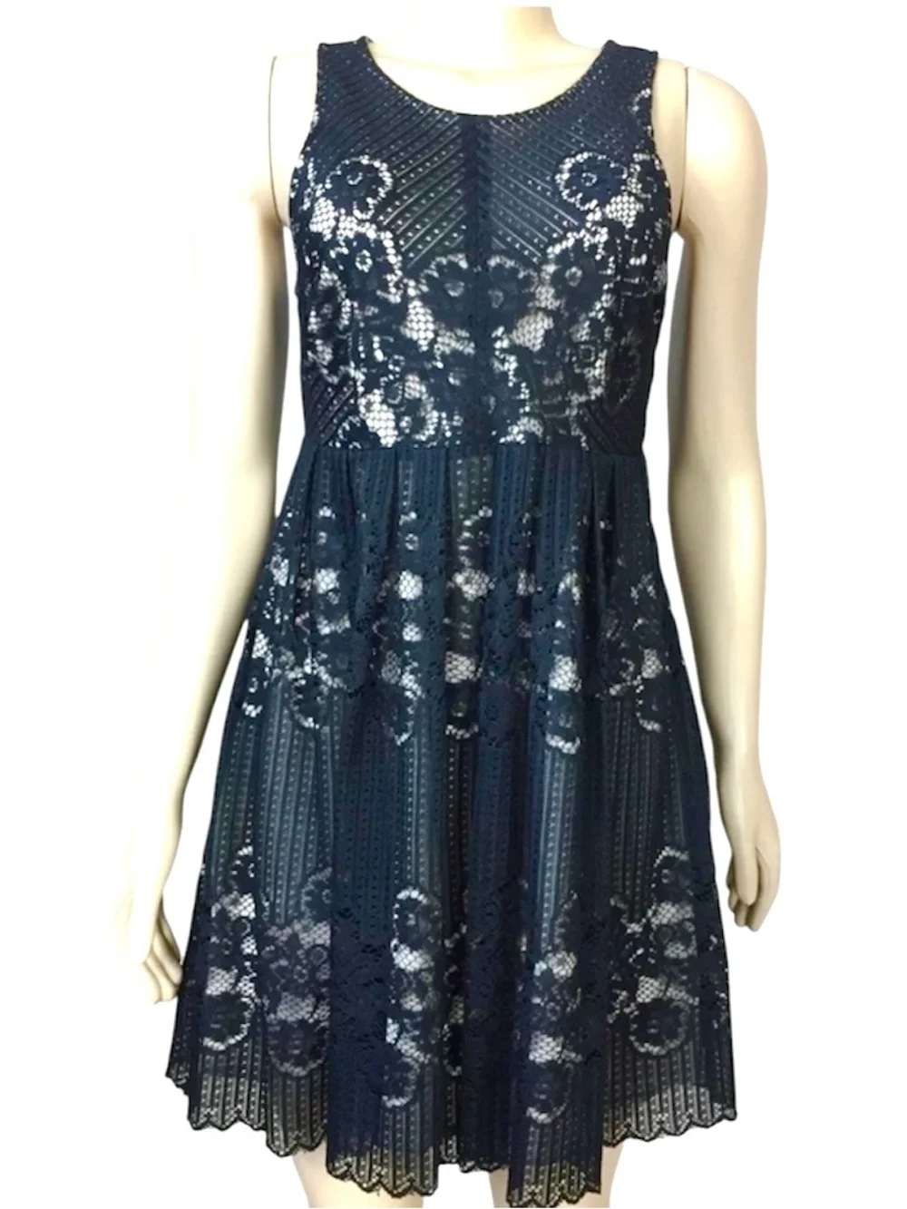Free People backless black lace dress - Picture 1 of 4